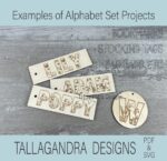 Letras y Números Mágicos SVG para Corte Láser - Alfabeto Completo A-Z y 0-9 - Imagen 6