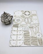 Descarga Archivos SVG y DXF para Cortar a Láser Liahona, Caja de Regalo y Caballete - Imagen 3