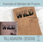 Letras y Números Mágicos SVG para Corte Láser - Alfabeto Completo A-Z y 0-9 - Imagen 7