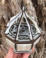 Descarga Archivos SVG y DXF para Cortar a Láser Liahona, Caja de Regalo y Caballete - Imagen 7