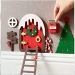 Buzón de Santa Claus para decorar habitaciones infantiles - Archivos de corte láser Navidad S3