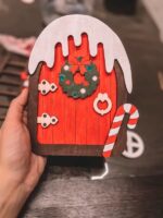 Buzón de Santa Claus para decorar habitaciones infantiles - Archivos de corte láser Navidad S3 - Imagen 8