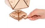 Globo icosaédrico de madera cortado por láser - Kit DIY 3D para decoración y rompecabezas mecánico - Imagen 6