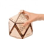 Globo icosaédrico de madera cortado por láser - Kit DIY 3D para decoración y rompecabezas mecánico - Imagen 7
