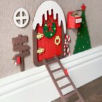 Buzón de Santa Claus para decorar habitaciones infantiles - Archivos de corte láser Navidad S3 - Imagen 6
