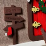 Buzón de Santa Claus para decorar habitaciones infantiles - Archivos de corte láser Navidad S3 - Imagen 2