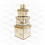 Caja de Regalo Navideña Muñeco de Nieve - Patrón DXF SVG para Corte y Grabado Láser