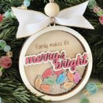 Adornos de Navidad SVG Personalizados | Archivo de Corte Láser para Regalos Creativos