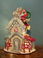 Casas de Navidad de Pie 3D - Archivo SVG para Decoración Laser Corte Digital de Santa's Village - Imagen 5