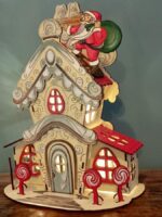 Casas de Navidad de Pie 3D - Archivo SVG para Decoración Laser Corte Digital de Santa's Village - Imagen 6