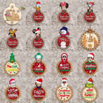 Paquete de más de 50 dibujos animados SVG de Navidad para cuenta regresiva y corte láser - Imagen 2