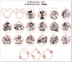 Bolas de Nochevieja Personalizadas con Personajes de Dibujos Animados - Decoración Festiva 2023 - Imagen 2