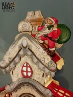 Casas de Navidad de Pie 3D - Archivo SVG para Decoración Laser Corte Digital de Santa's Village - Imagen 3