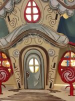 Casas de Navidad de Pie 3D - Archivo SVG para Decoración Laser Corte Digital de Santa's Village - Imagen 4