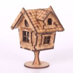 Plantillas de casas de madera medievales para corte láser - 4 archivos digitales (DXF, SVG, AI, CDR, PDF) - Imagen 6