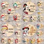 Paquete de más de 50 dibujos animados SVG de Navidad para cuenta regresiva y corte láser - Imagen 4