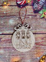Llave Mágica y Reyes Magos de Madera - Plantillas Corte Láser SVG para Decoración Navideña - Imagen 6