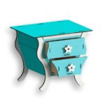 Mini Bureau Vintage - Plantillas de Corte Láser para Archivos Vectoriales, Descarga Instantánea