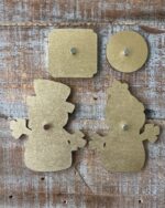 Set de Imanes Temática Muñeco de Nieve - Archivo SVG Listo para Corte Láser Glowforge - Imagen 6