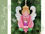 Adornos de Ángel SVG para Corte Láser - Decoraciones Navideñas Personalizadas en Glowforge - Imagen 4