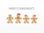 Familia de Pan de Jengibre Personalizada para Navidad con Mascotas - Archivo para Corte Láser SVG DXF - Imagen 4