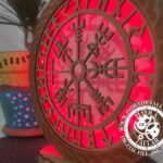 Lámpara Decorativa LED Vegvisir - Archivo para Corte Láser Personalizado y Único