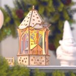 Linterna Navideña Cortada con Láser - Archivos CDR, DXF, AI y SVG para Decoración CNC Instantánea