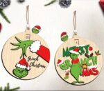 Paquete de Archivos SVG de Cortes Láser: Decoraciones Animadas de Navidad para Glowforge - Imagen 8