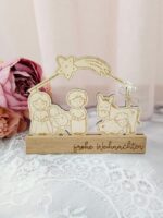 Bloque 3D de Belén Navidad para Corte Láser SVG - Licencia Comercial y Variantes Incluidas