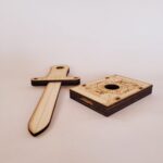 Caja de cartas misteriosa - SVG DXF para truco de magia con espada atravesando el dedo - Imagen 7