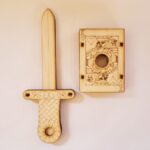 Caja de cartas misteriosa - SVG DXF para truco de magia con espada atravesando el dedo - Imagen 6