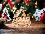 Adornos Navideños de la Natividad - Archivo SVG para Cortar en Glowforge y Decoración de Escenas Navideñas - Imagen 5