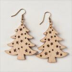 Pendientes Navideños SVG - Paquete de Diseños para Glowforge y Corte Láser - Imagen 5