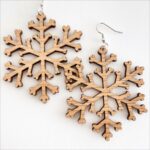 Pendientes Navideños SVG - Paquete de Diseños para Glowforge y Corte Láser - Imagen 6