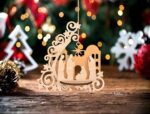 Adornos Navideños de la Natividad - Archivo SVG para Cortar en Glowforge y Decoración de Escenas Navideñas - Imagen 3