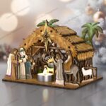 Miniaturas Natividad Cortadas a Láser SVG para Decoración de Mesa Navideña - Patrón Vectorial CNC DXF - Imagen 3