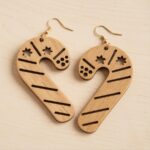 Pendientes Navideños SVG - Paquete de Diseños para Glowforge y Corte Láser - Imagen 8