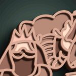 Escena de la Natividad 3D en MDF para Corte Láser | Decoración Navideña DIY Multicapa - Imagen 4