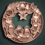 Escena de la Natividad 3D en MDF para Corte Láser | Decoración Navideña DIY Multicapa - Imagen 10