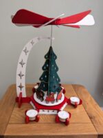 Molino de viento con carrusel navideño V3 para corte láser – Archivos digitales descargables