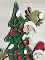 Gnome de Navidad SVG para Corte Láser: Gnomo, Elfos, Renos y más para Glowforge - Imagen 3