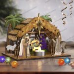 Miniaturas Natividad Cortadas a Láser SVG para Decoración de Mesa Navideña - Patrón Vectorial CNC DXF - Imagen 7