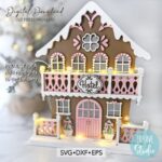 Archivos de Corte Laser SVG DXF EPS de Decoración Navideña de Pan de Jengibre para Glowforge - Imagen 2