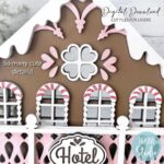 Archivos de Corte Laser SVG DXF EPS de Decoración Navideña de Pan de Jengibre para Glowforge - Imagen 3