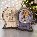 Lámpara de Natividad 3D para Decoración Navideña - Archivo SVG y DXF Cortado con Láser - Imagen 5