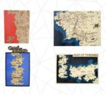 Mapa decorativo de Juego de Tronos y Tierra Media - Plantilla láser CNC vectorial imprimible