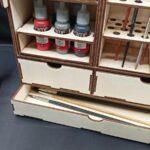 Estación de Pintura Portátil - Archivo DXF para Corte Láser y Proyectos Creativos - Imagen 6