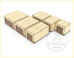 Cajas de Almacenamiento SVG para Corte Láser – Pack de 6 Cajas con Tapa Abatible y Diseño de Regalo - Imagen 7