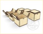 48 diseños de cajas para corte láser: archivo vectorial para almacenamiento y regalos - Imagen 5
