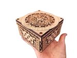 Cajas de rompecabezas de madera con compartimento secreto - Diseño SVG y DXF para corte láser - Imagen 5